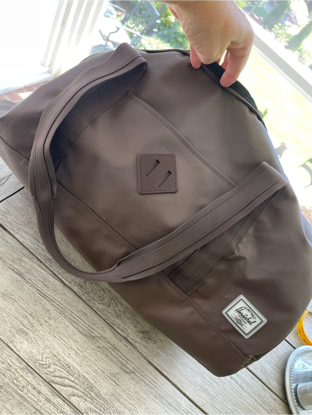 Herschel Supply Co Heritage Brown Travel 40 Liter Duffel Bag Unisex Style